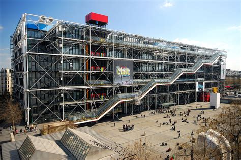 beaubourg et le centre pompidou architecte
